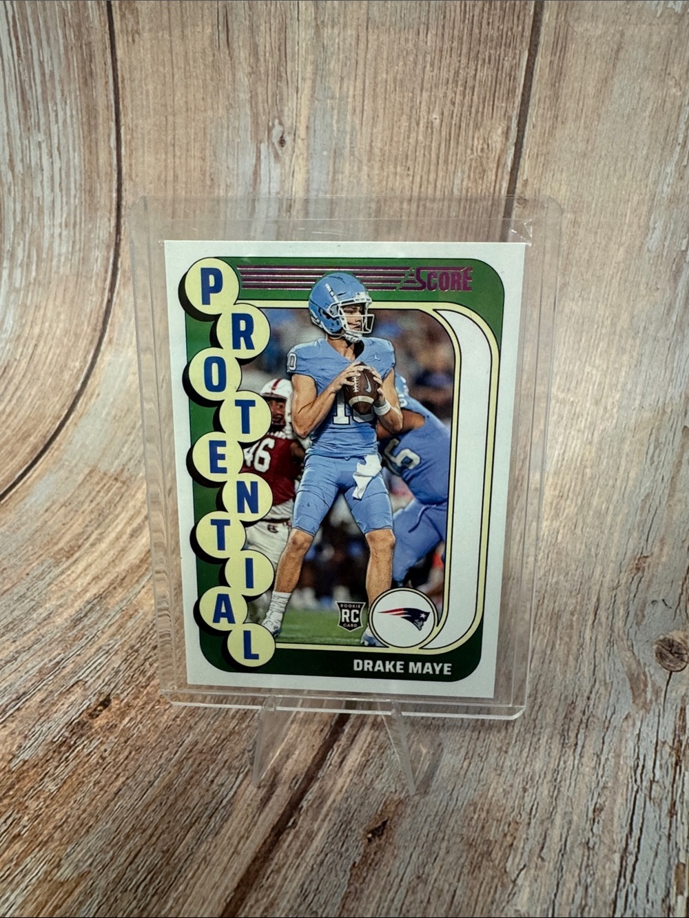 2024 Score Drake Maye No. 2 Football Trading Card Item #PHK879